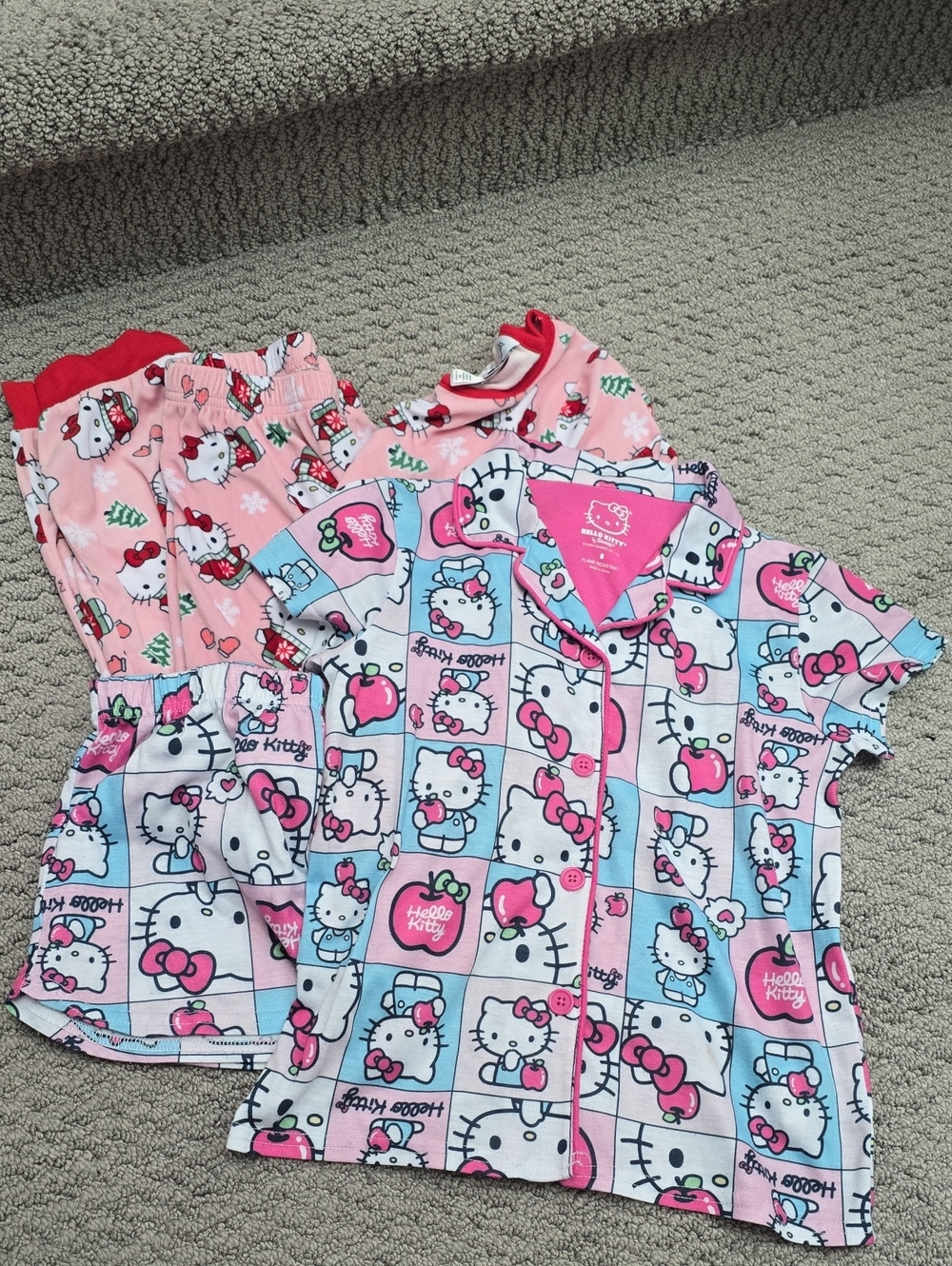 Set Of 2 Hello Kitty Pajamas